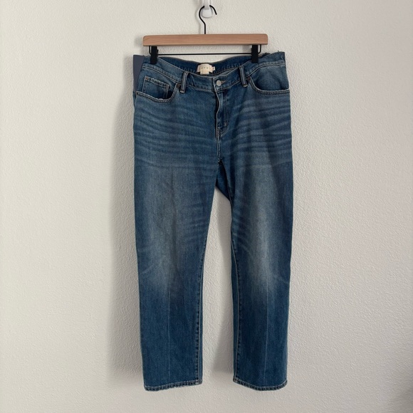 Hatch Women's Size 30 Blue Straight Leg Maternity Jeans - Picture 1 of 4